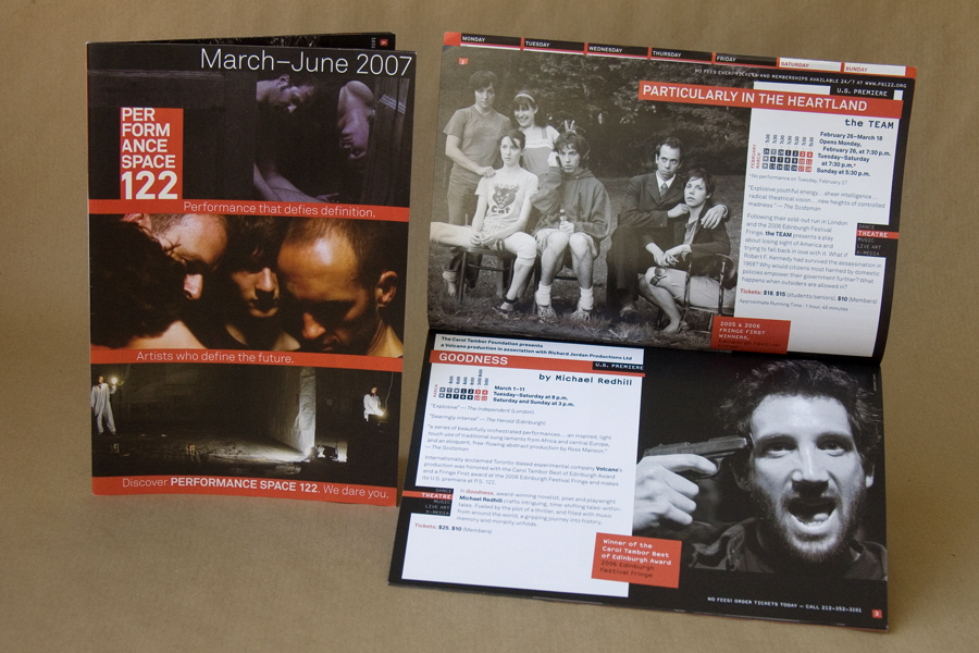 PS122 brochure