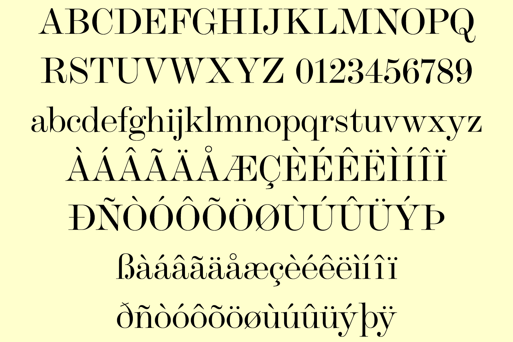 Monotype Modern Display